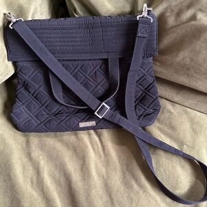 Vera Bradley Black Quilted Crossbody Bag
